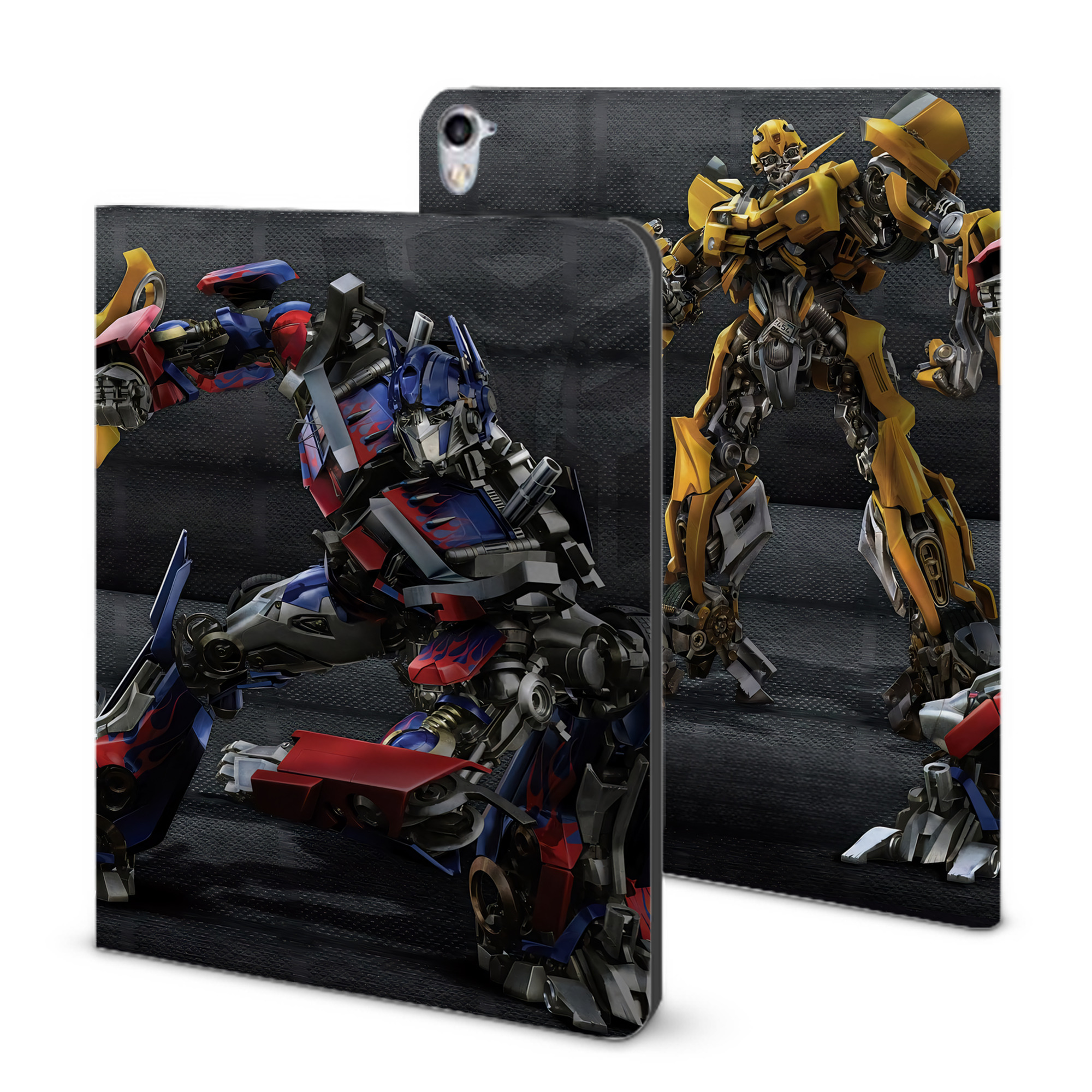 （画像用） Transformers トランスフォーマー IPad ケース ブック型 PUレザー TPU 耐衝撃 軽量 薄型 ペン収納なし 全面保護 IPad 各モデル対応